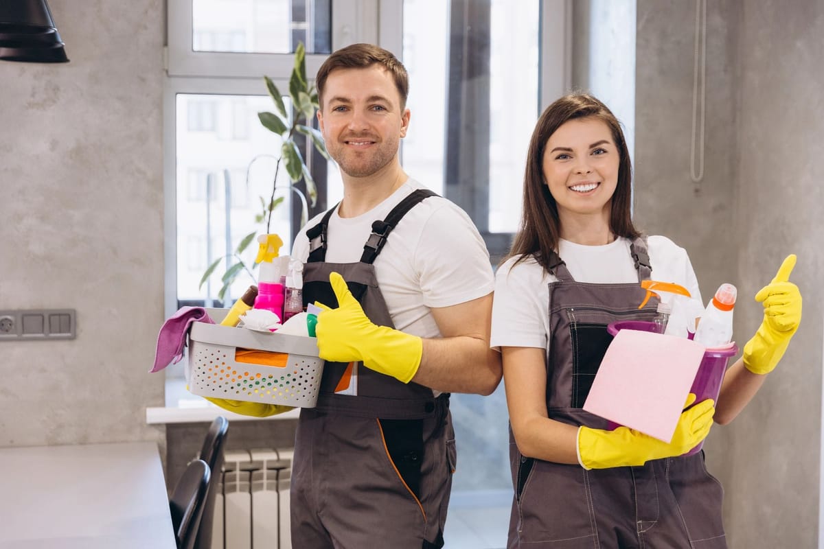 Professionelle Büroreinigung in Karlsfeld mit moderner Reinigungsausrüstung
